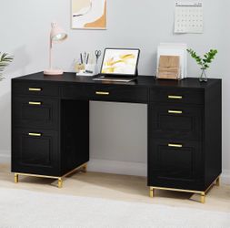 Black & Gold desk Brand New in a box