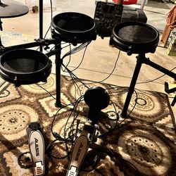 electric drum set with amp