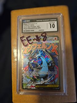 CGC 10 Gem Mint Mega Charizard X ex Black Star Promo 023