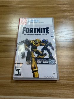 Fortnite Transformers Pack Nintendo Switch Brand New Factory Sealed Digital Code