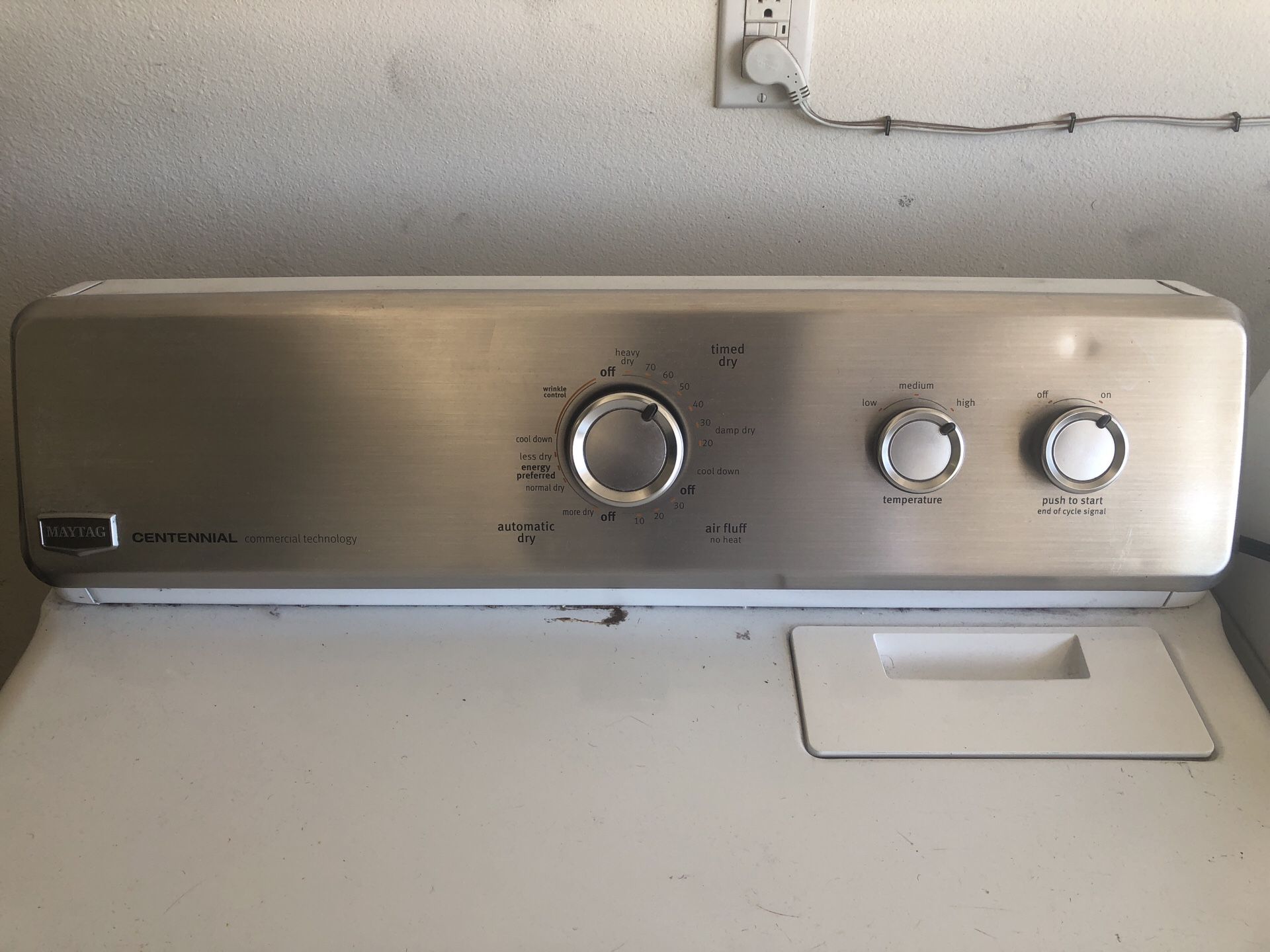 Maytag washermachine and dryer obo