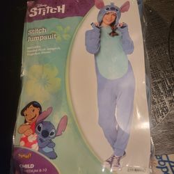 Halloween Stitch Costume For Little Girl Age 8-10