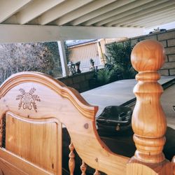 King Bedroom Set Oak