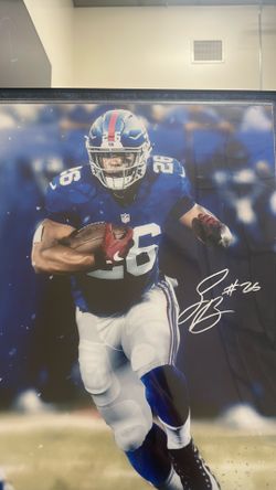 Saquon Barkley autograph