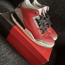 Jordan 3 Red Cement Size 12