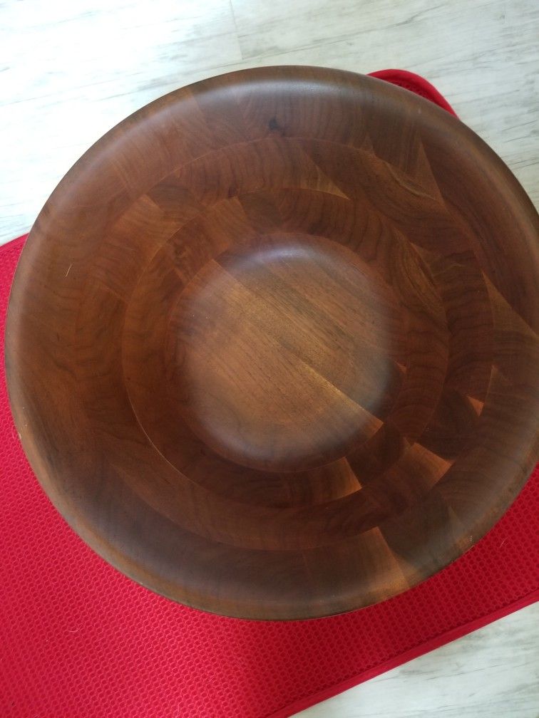 Large Wooden Salad Bowl
