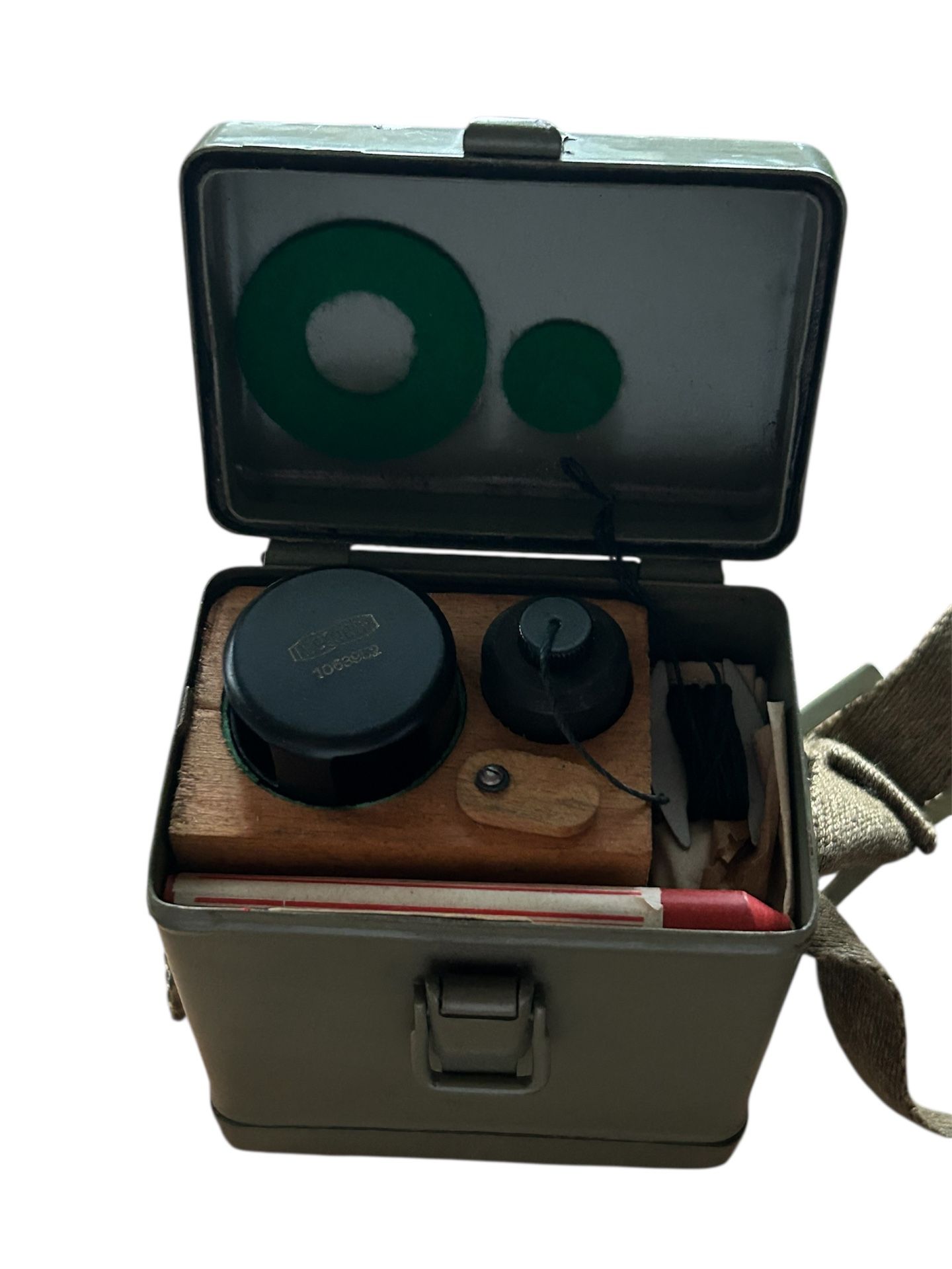 vintage 1955 Meopta Košíře MS-H515 Military surveying kit Prague, Czechoslovakia