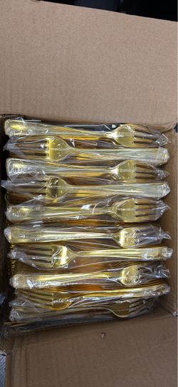 Various disposable tableware – $5 per box.