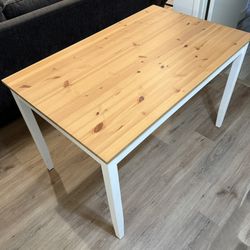 Wood Top Table