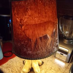 Vintage Deer Feet Lamp 