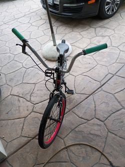 BMX Bike with Red Rims