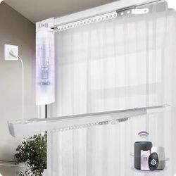 Graywind Motorized Curtain Track with Remote – 141″ – $175 OBO