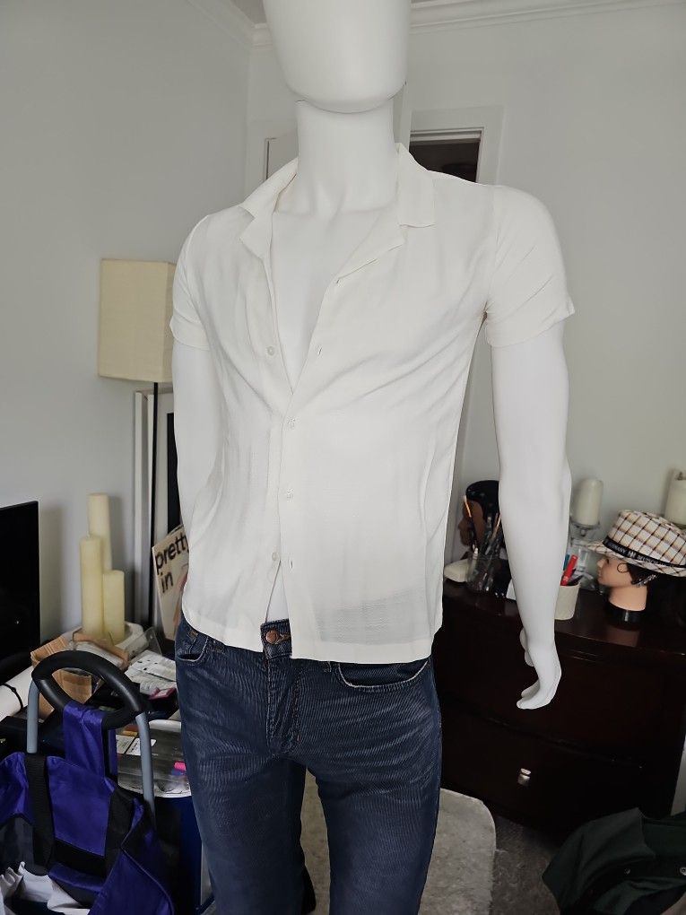 White Summer T-shirt Short Sleeve