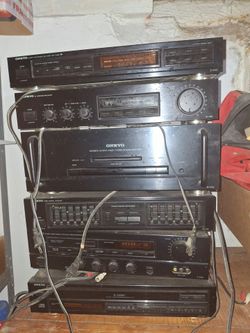 Vintage radio component set