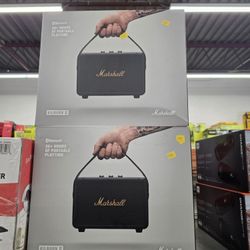 Marshall - Acton III Bluetooth Home Speaker with Bass / Treble / Volume Controls and 3.5 mm Auxiliary Input - Blac