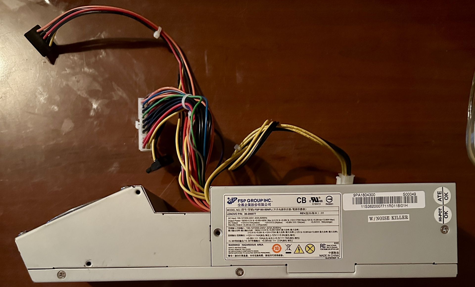 FSP GROUP FSP180-50NPL Power Supply