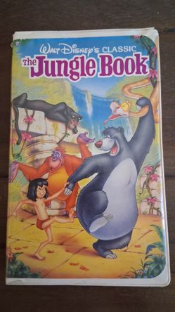 Jungle Book Black Diamond Disney VHS 