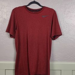 Red Nike Compression Shirt