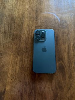 Apple iPhone 15 Pro – Blue Titanium – Excellent Condition + Wallet Case