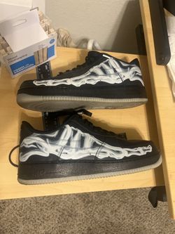Black Skeleton Air Forces