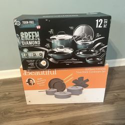 Pots And Pans Cookware Set Kitchen Set Beautiful Green Diamond Cookware 