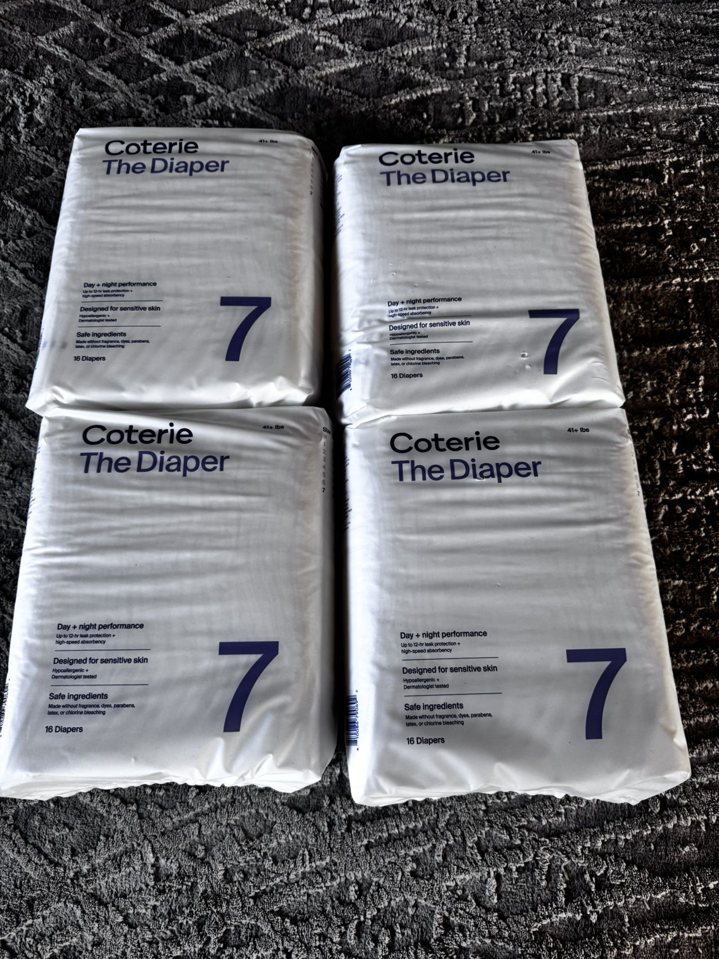 Coterie Diapers Size 7