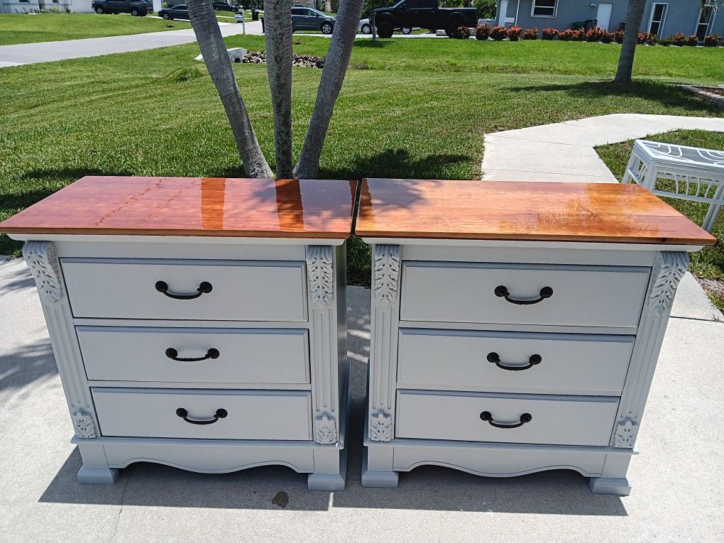 2 Totally Redone Night Stands Or Side Tables