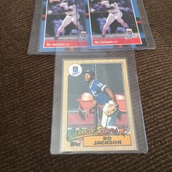 Baseball Cards 1987 Topps 1988 Donruss Bo Jackson 