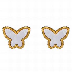 18K GOLD PLATED STAINLESS STEEL EARRINGS