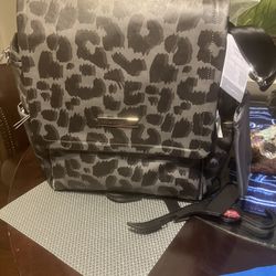 Diaper Bag Black Cheetah 