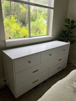White dresser
