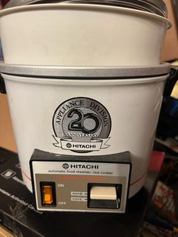 Hitachi Chime-O-Matic Automatic Rice Cooker Food Steamer