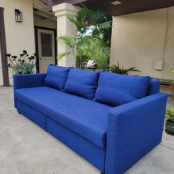 Ikea Friheten Blue Sofa Bed 