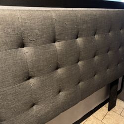 Selling Full/queen Head Board with Bed frame