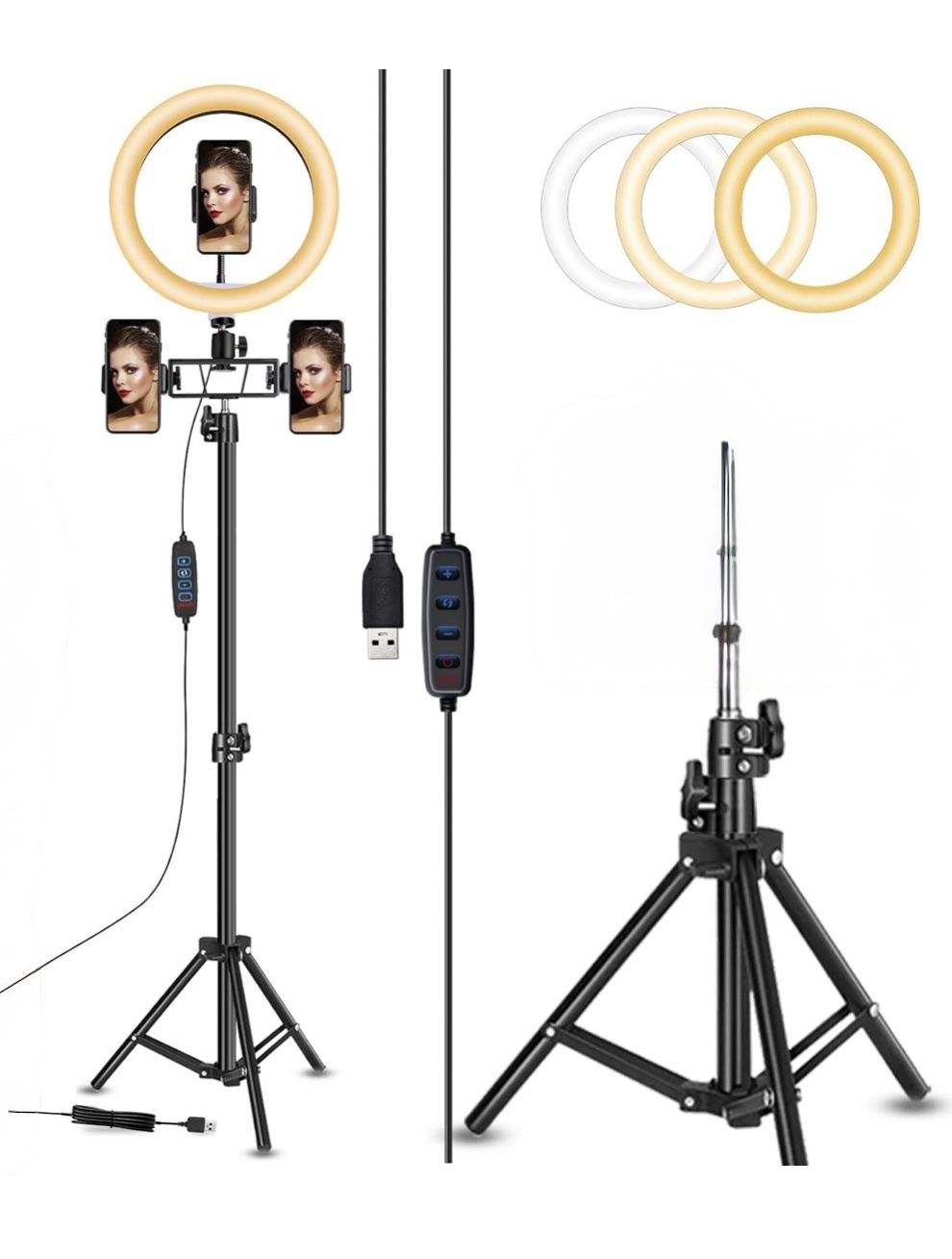 10" Ring Light with 82” Stand