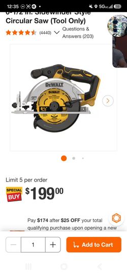 Electric sierra dewalt