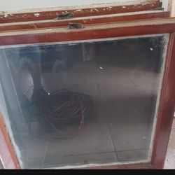 1950 Vintage Wood Window Frames