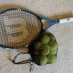 Tennis Racket And Balls 