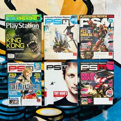 PSM Magazine Lot Of 6, Vintage Retro, GREAT Condition With All Original Inserts!