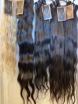 Raw Indian hair extensions