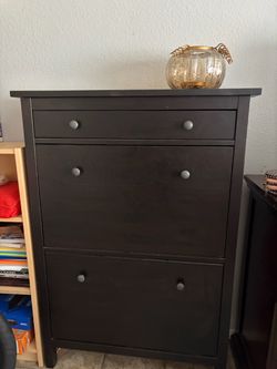 Ikea Black Shoe Cabinet