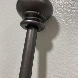 Curtain Rod -48-84 pewter. New in box
