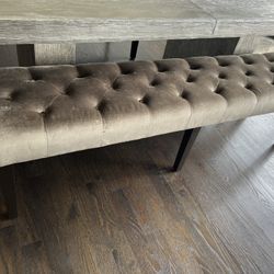 NEW DINING BENCH FROM Z GALLERIE 