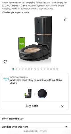 iRobot Roomba s9+ Self Emptying Robot Vacuum