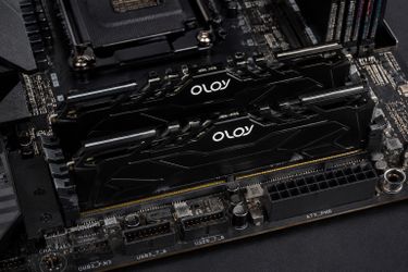 OLOY 16GB (2x8GB) DDR4 Gaming RAM Kit – Black Heatspreaders