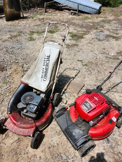 Two mowers