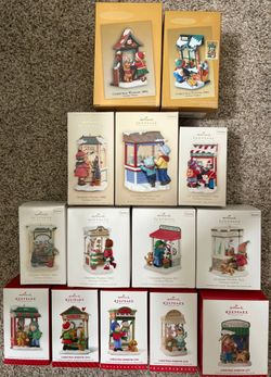 Hallmark Keepsake Christmas Window Series Ornaments 2004-2017 Collection