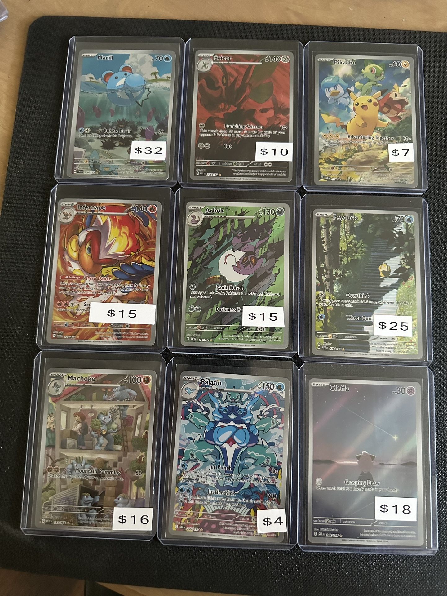 Pokemon card singles