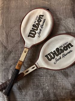 Vintage Wilson Tennis Rackets