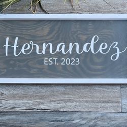 Personalized Name Sign/ Wood Sign